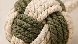 Frolick Rope Knot Ball with Handle — view 2